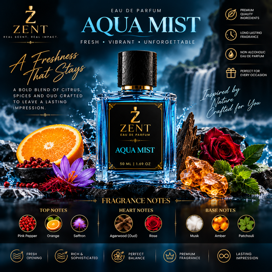ZENT Aqua Mist Eau de Parfum – 50 ml